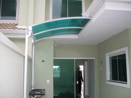 policarbonato alveolar verde